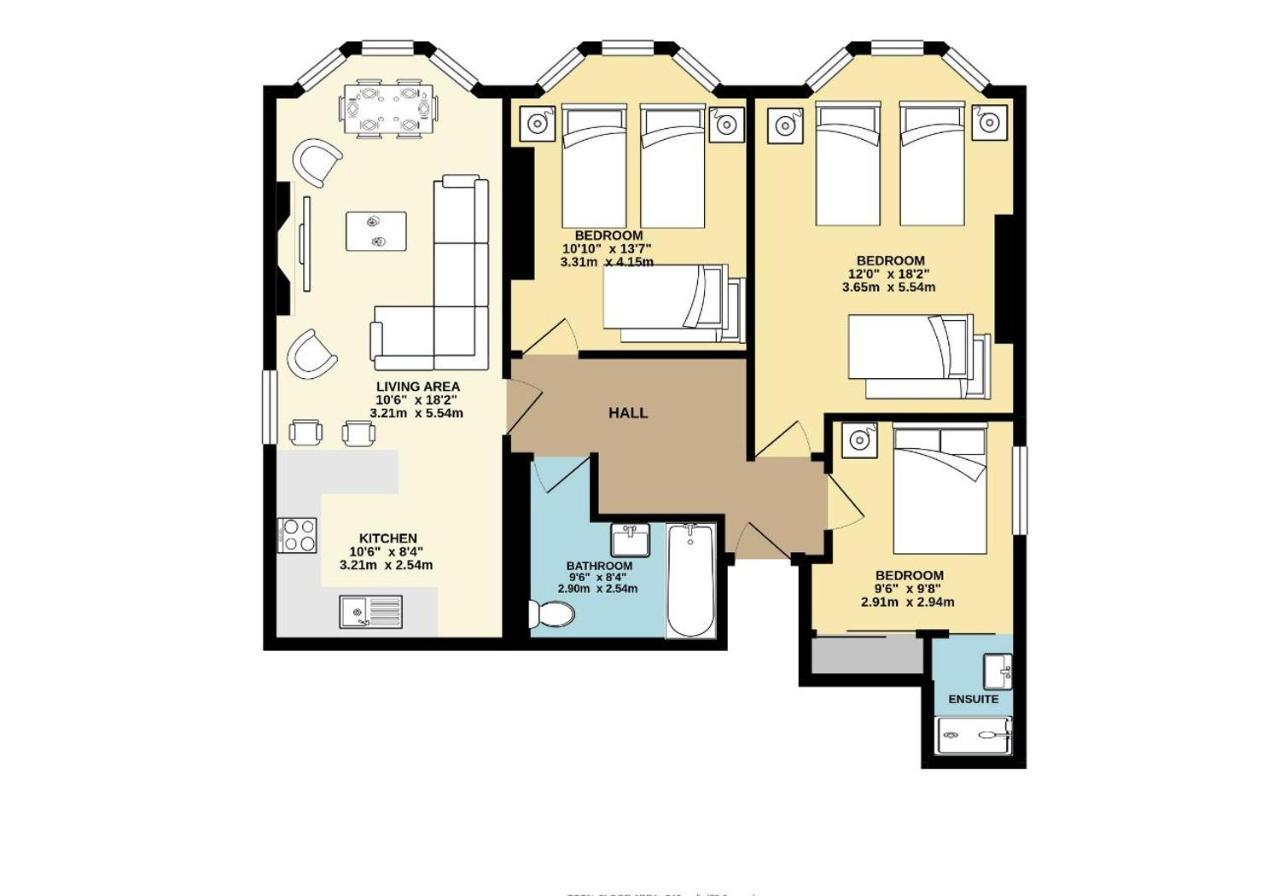 Central Lanes Pad By My Getaways Free Parking For One Car Brighton Eksteriør bilde